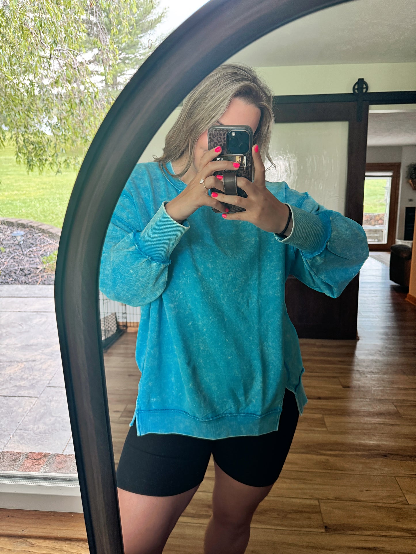 Coziest Sweatshirt - Baby Blue
