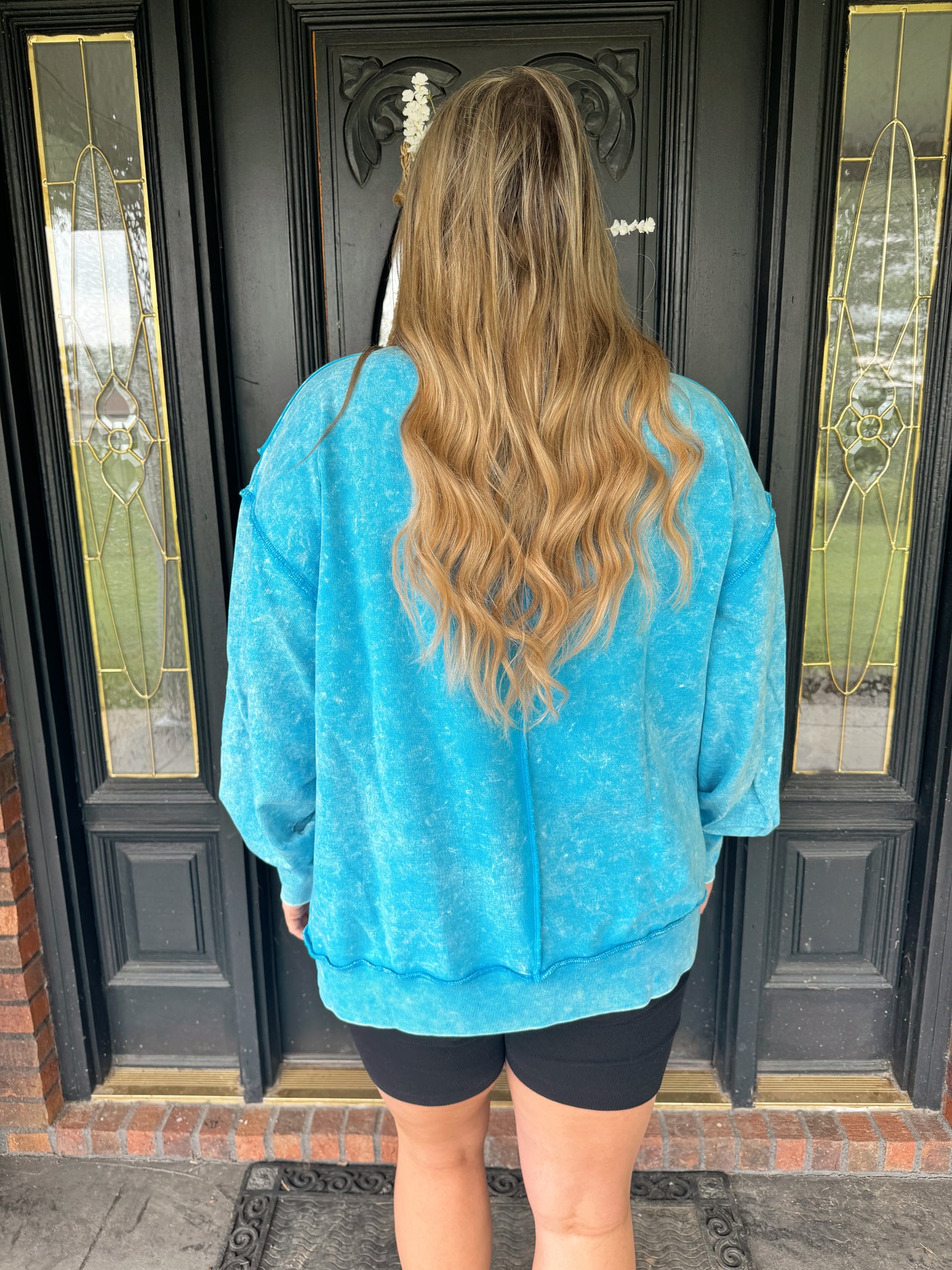 Coziest Sweatshirt - Baby Blue