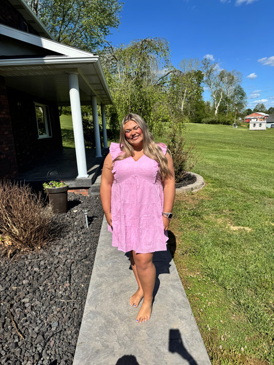 Rosie Ruffle Dress - Plus Size