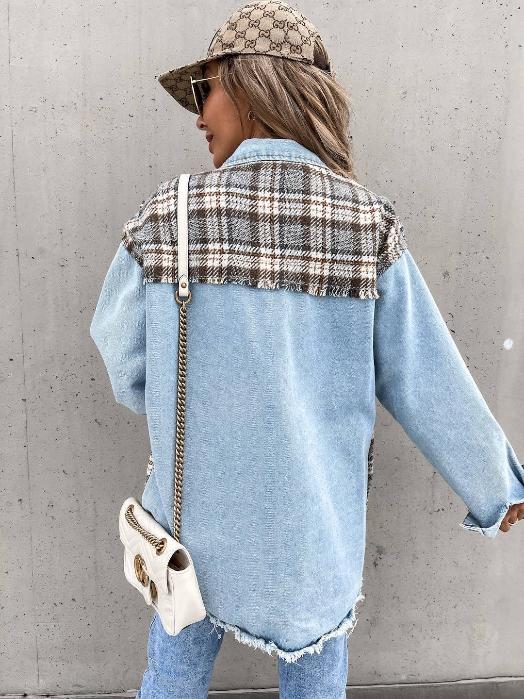 Denim Patchwork Shacket