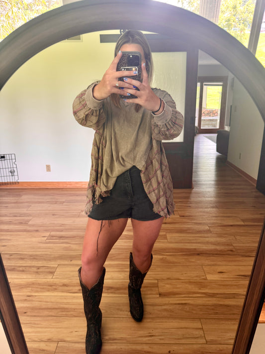 Sweet Plaid Days Top