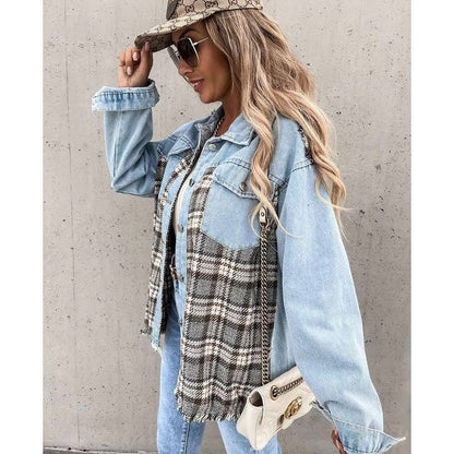 Denim Patchwork Shacket