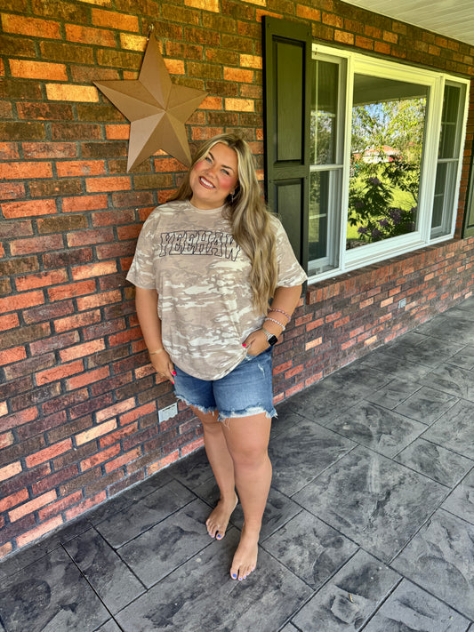 Camo YEEHAW Graphic Tee PREORDER