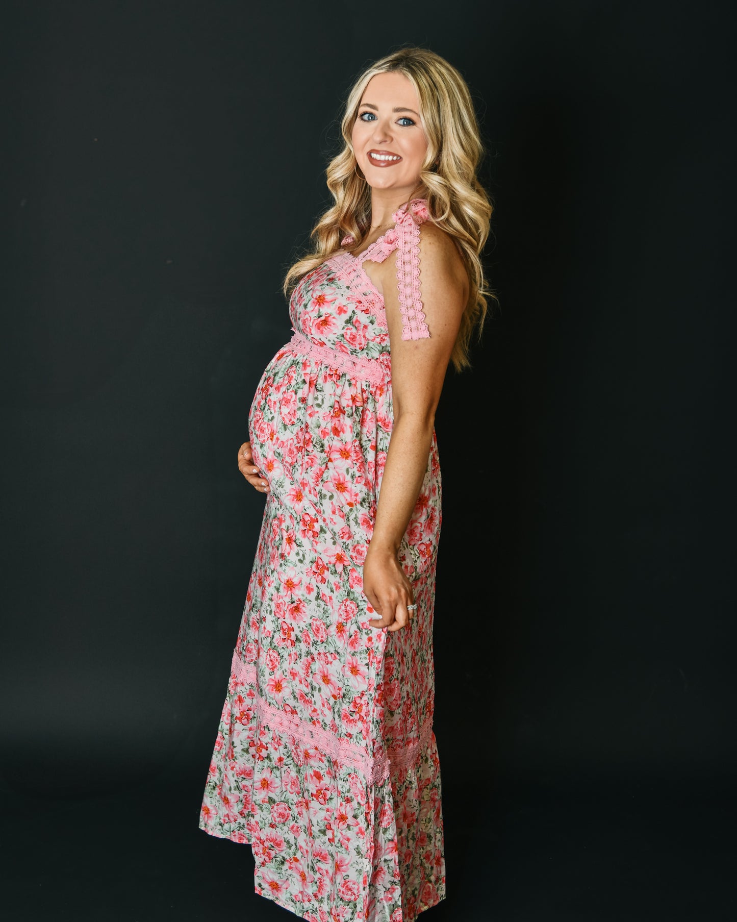 Pretty in Pink Floral Dress