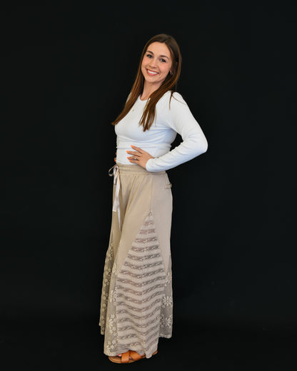 Boho Bliss Lace Pants