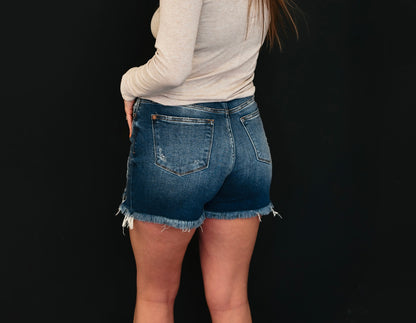 Judy Blue Comfort Cutoff Shorts - Plus Size