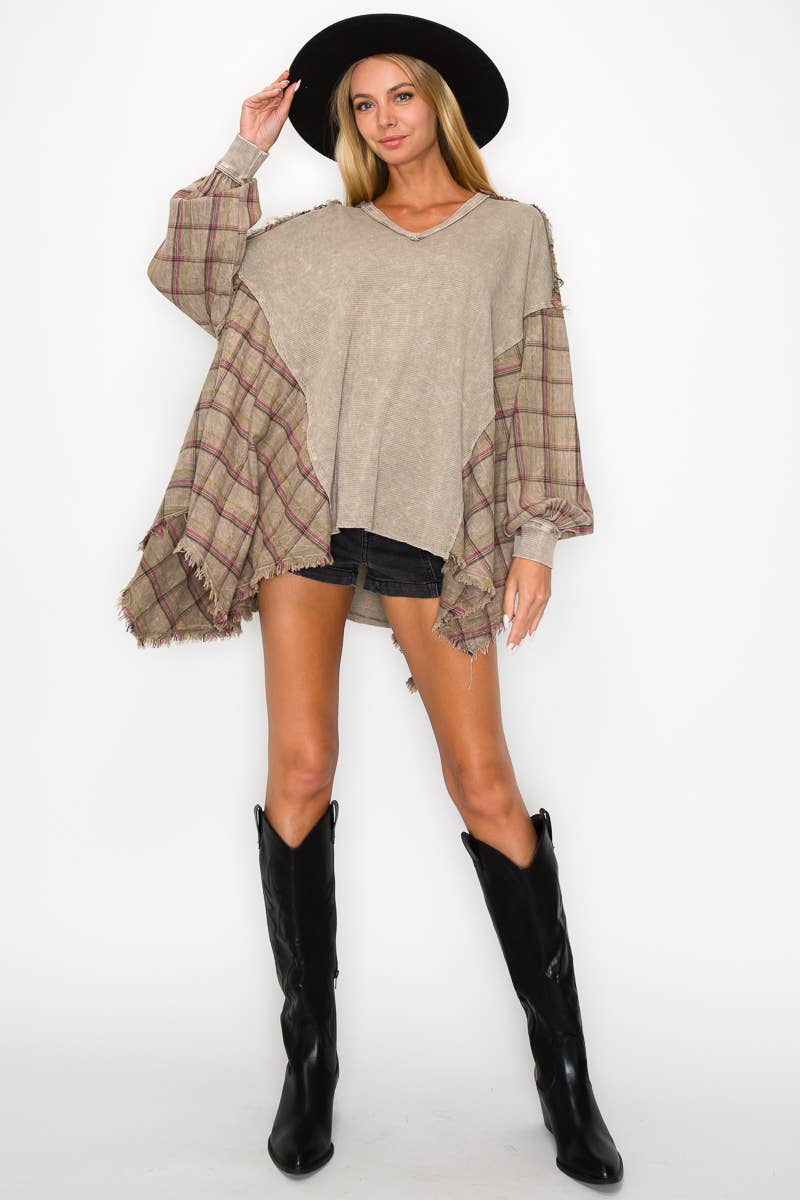 Sweet Plaid Days Top